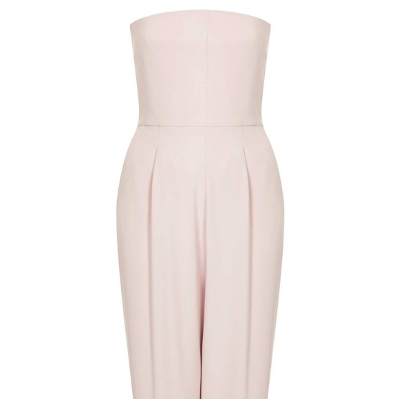 Topshop size 6 strapless jumpsuit - Picture 3 of 4